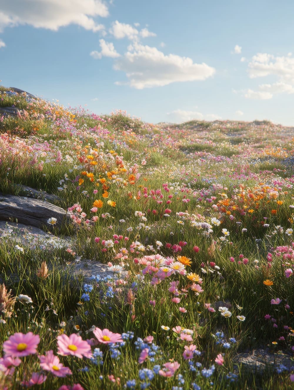 Tableau Fleurs de Printemps