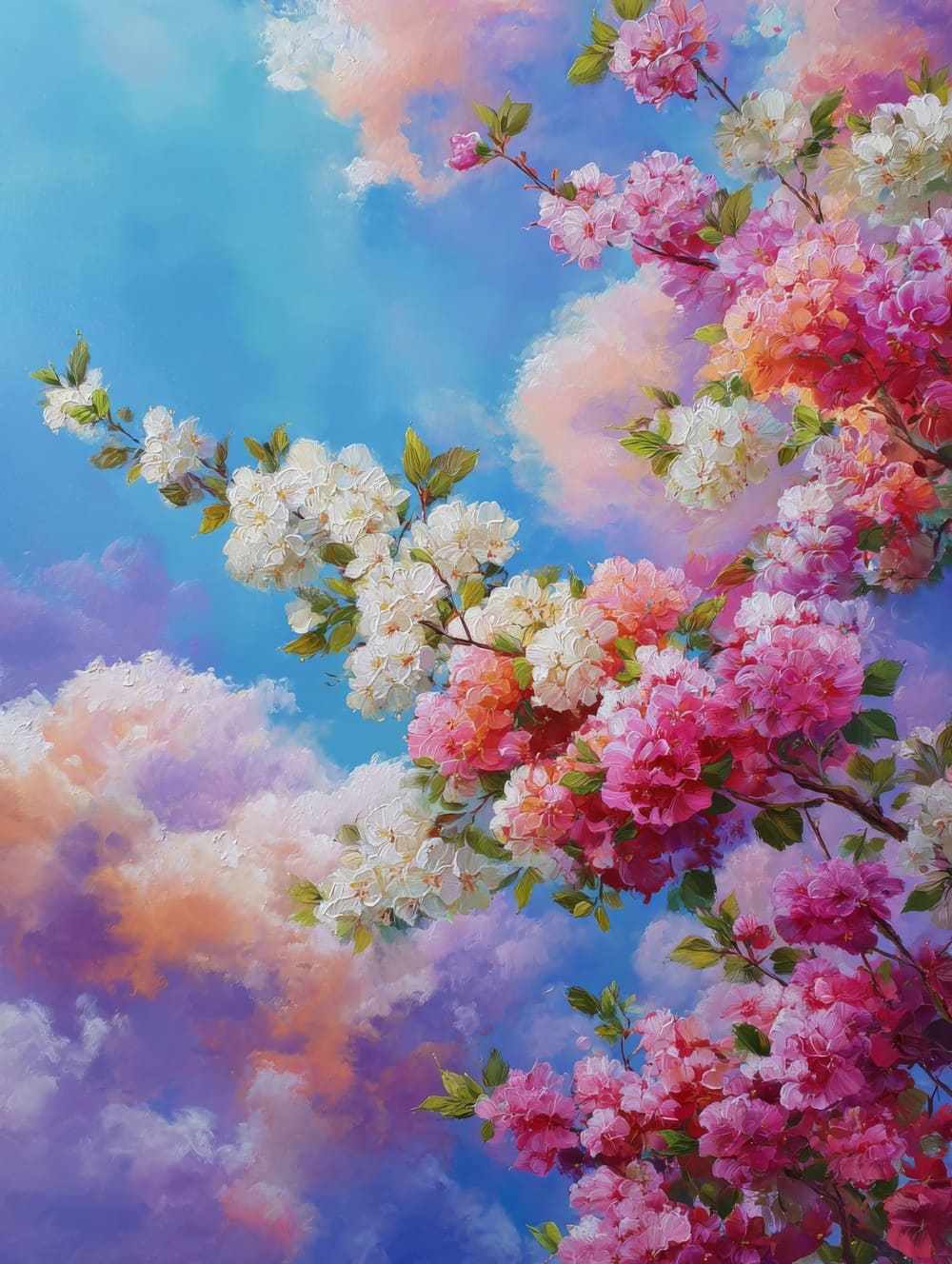 Tableau Floraison Printanière