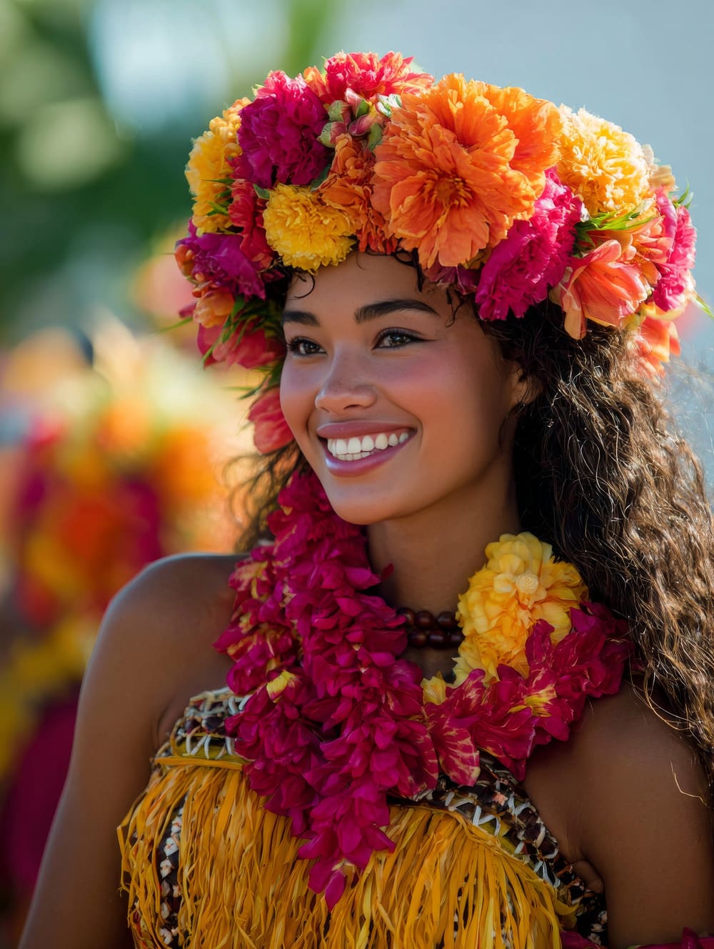 Tableau Folklore Tahitien