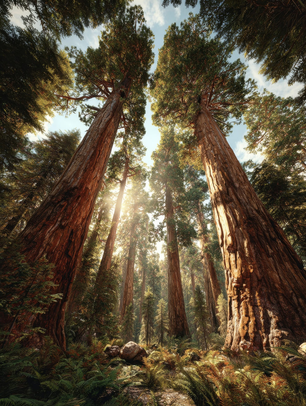 Tableau Forêt Sequoias