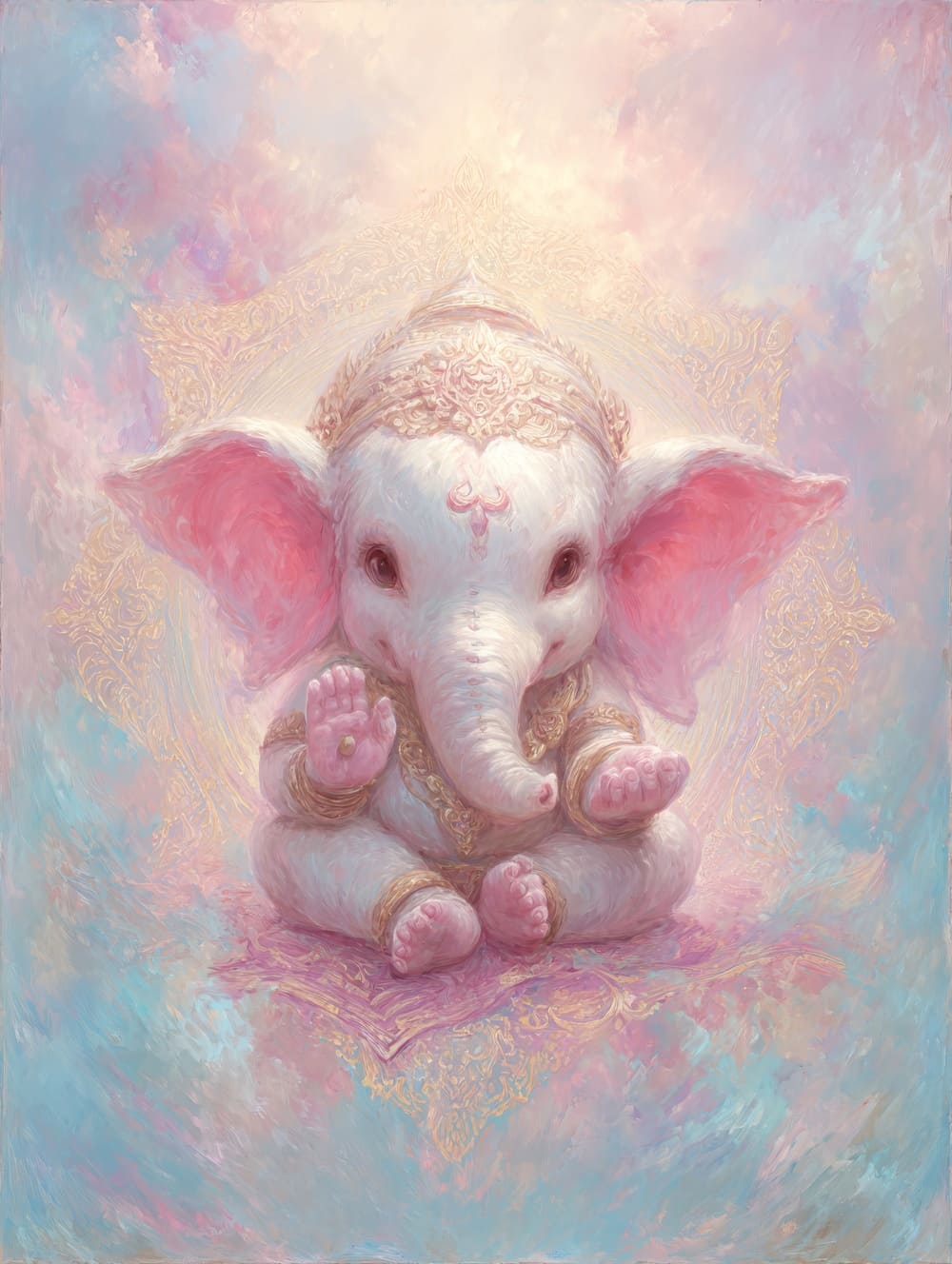 Tableau Ganesh Enfant Sacré