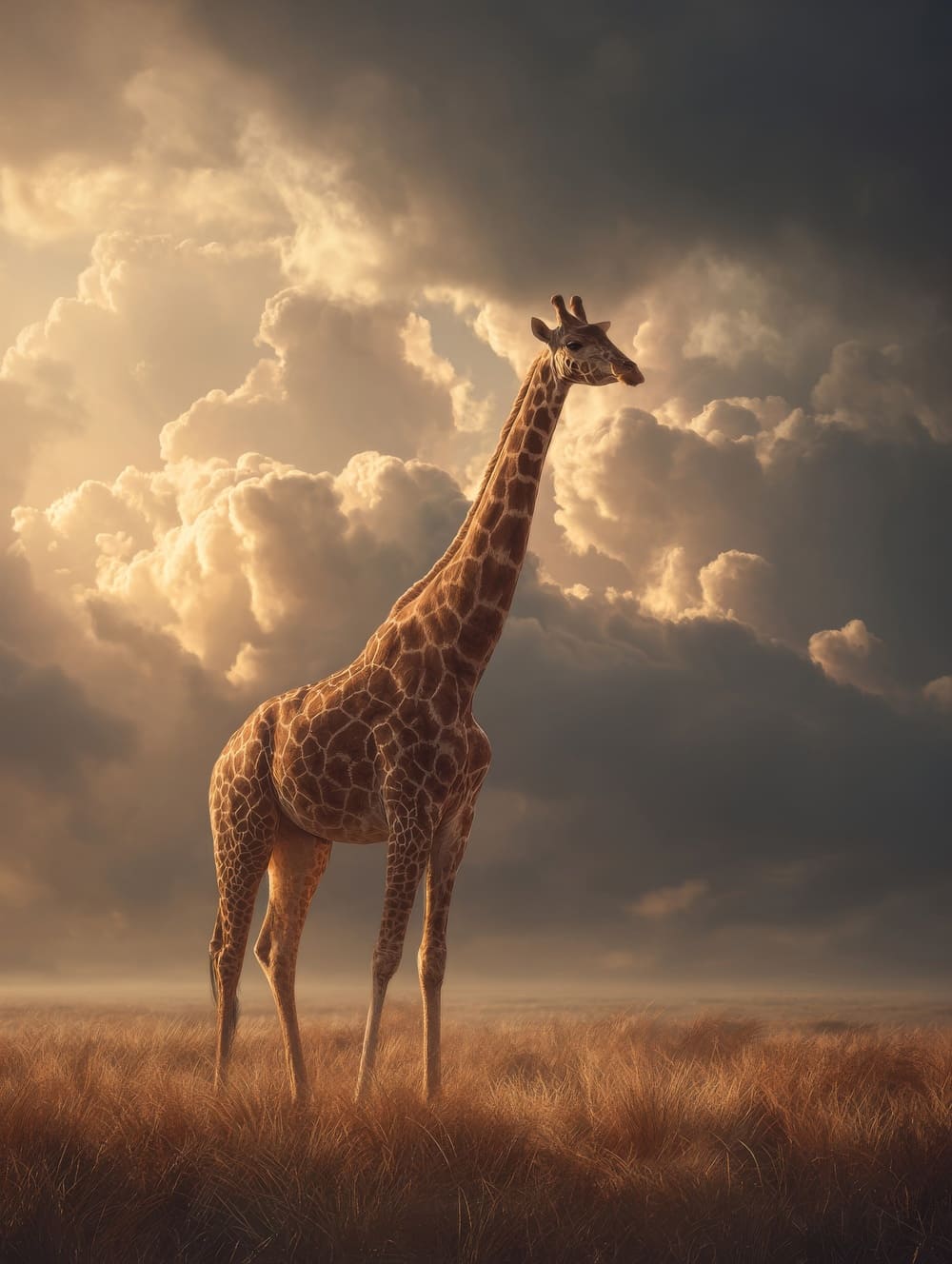 Tableau Girafe Cinématographique