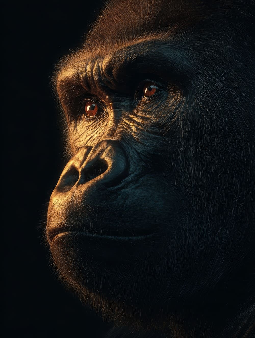 Tableau Gorille Luxe