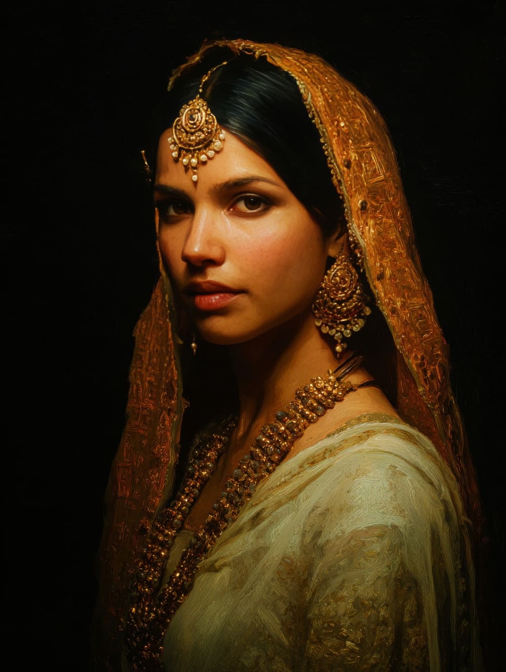 Tableau Indien Style Peinture Classique Moderne