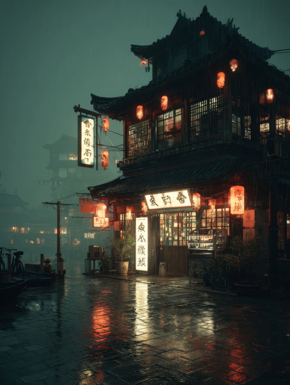 Tableau Japonais Cinématographique