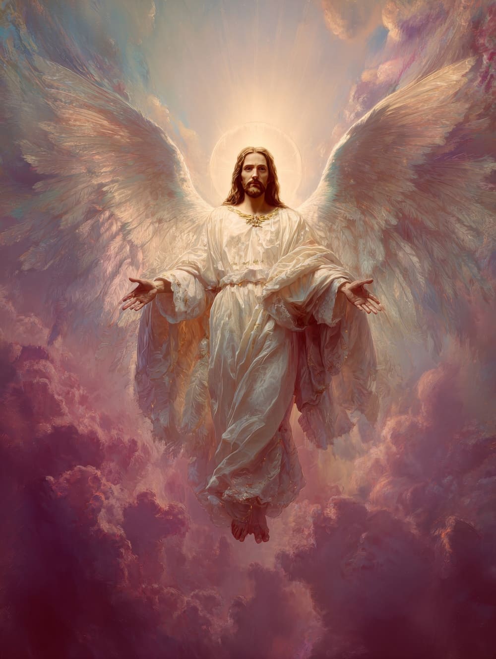 Tableau Jésus Ange