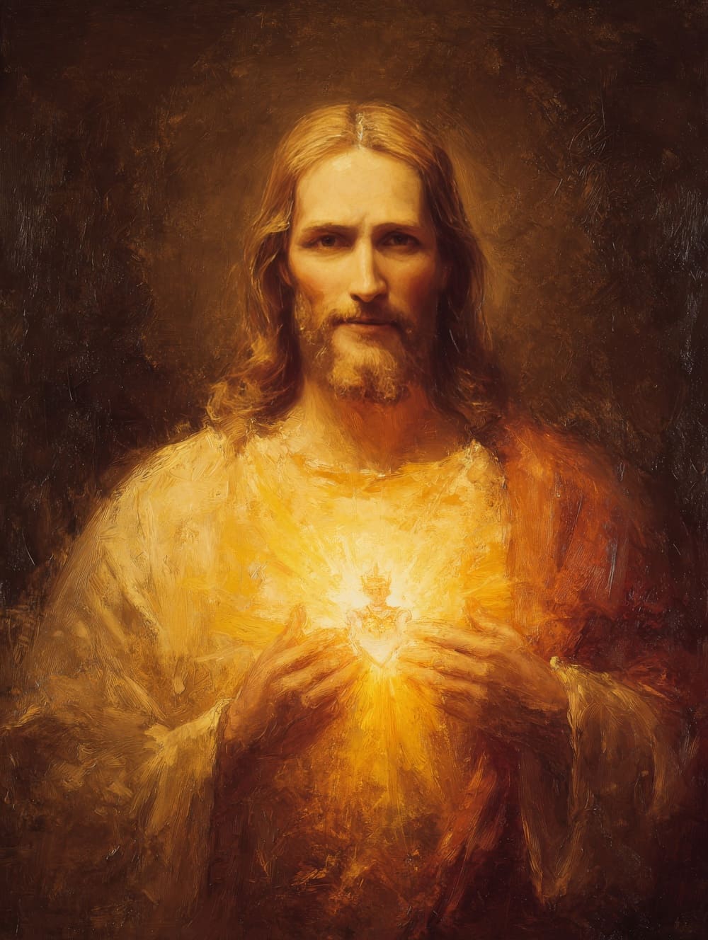 Tableau Jésus Christ Amour Divin