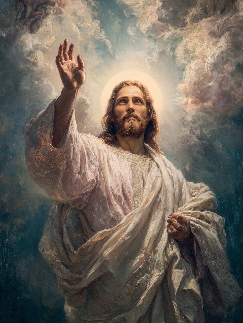 Tableau Jésus Christ Bénédiction