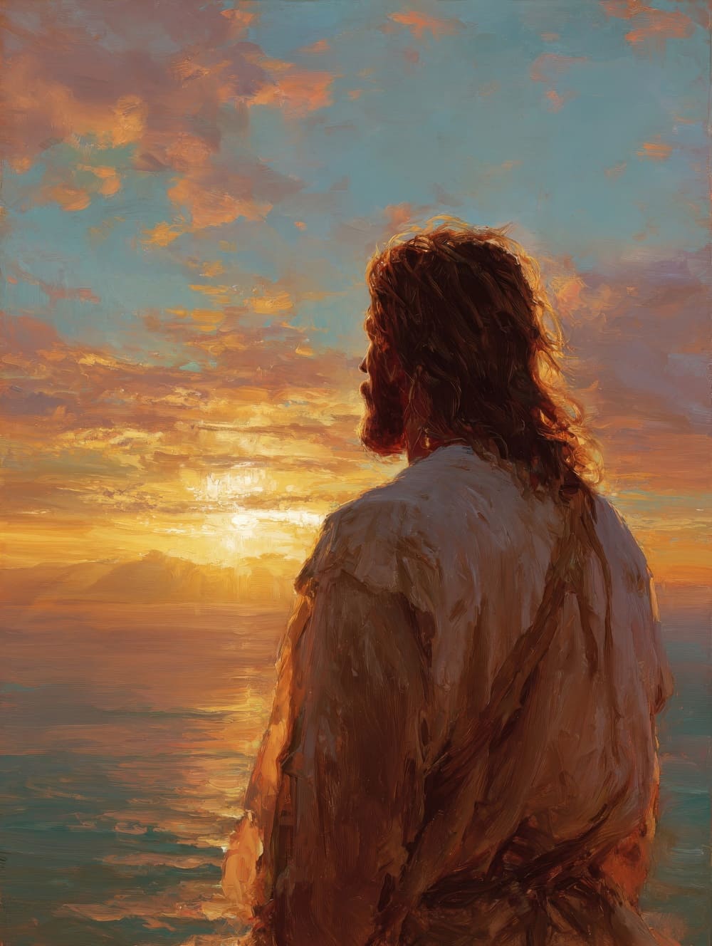 Tableau Jésus Christ Espoir & Foi