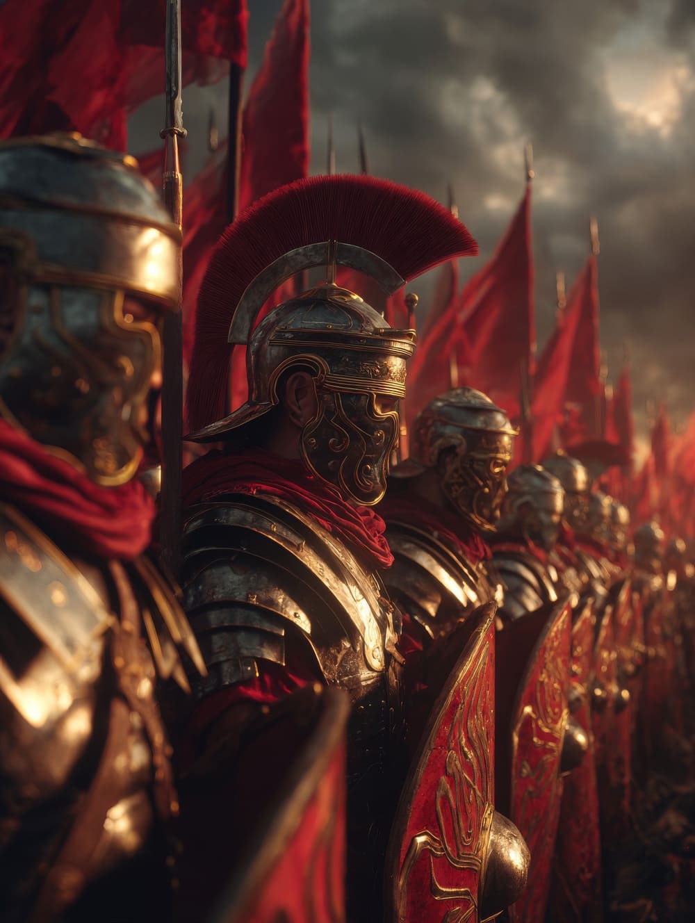 Tableau Légion Romaine en Formation