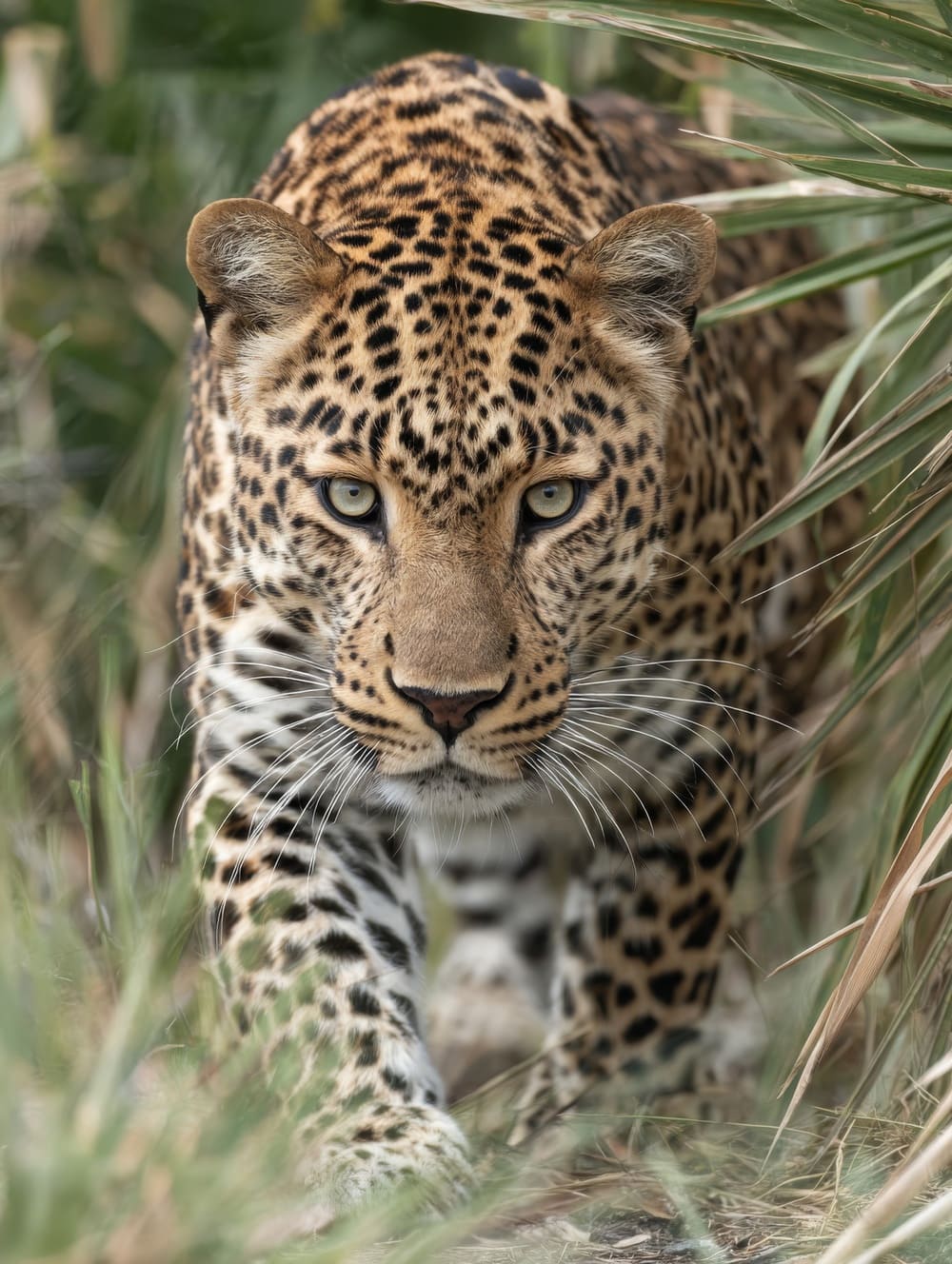Tableau Léopard En Chasse (Tension Calme)