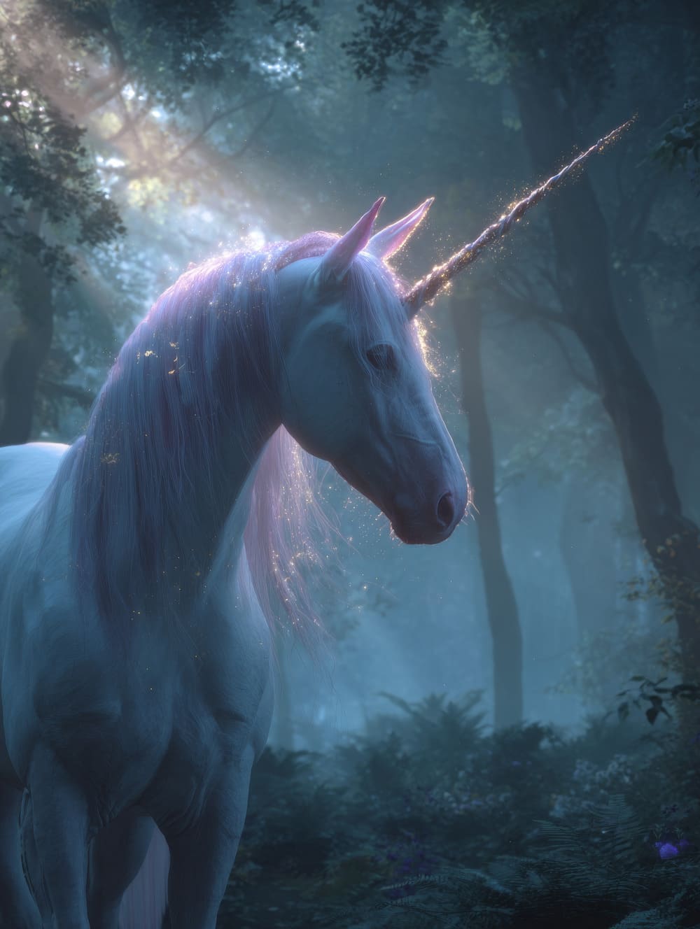 Tableau Licorne Magique