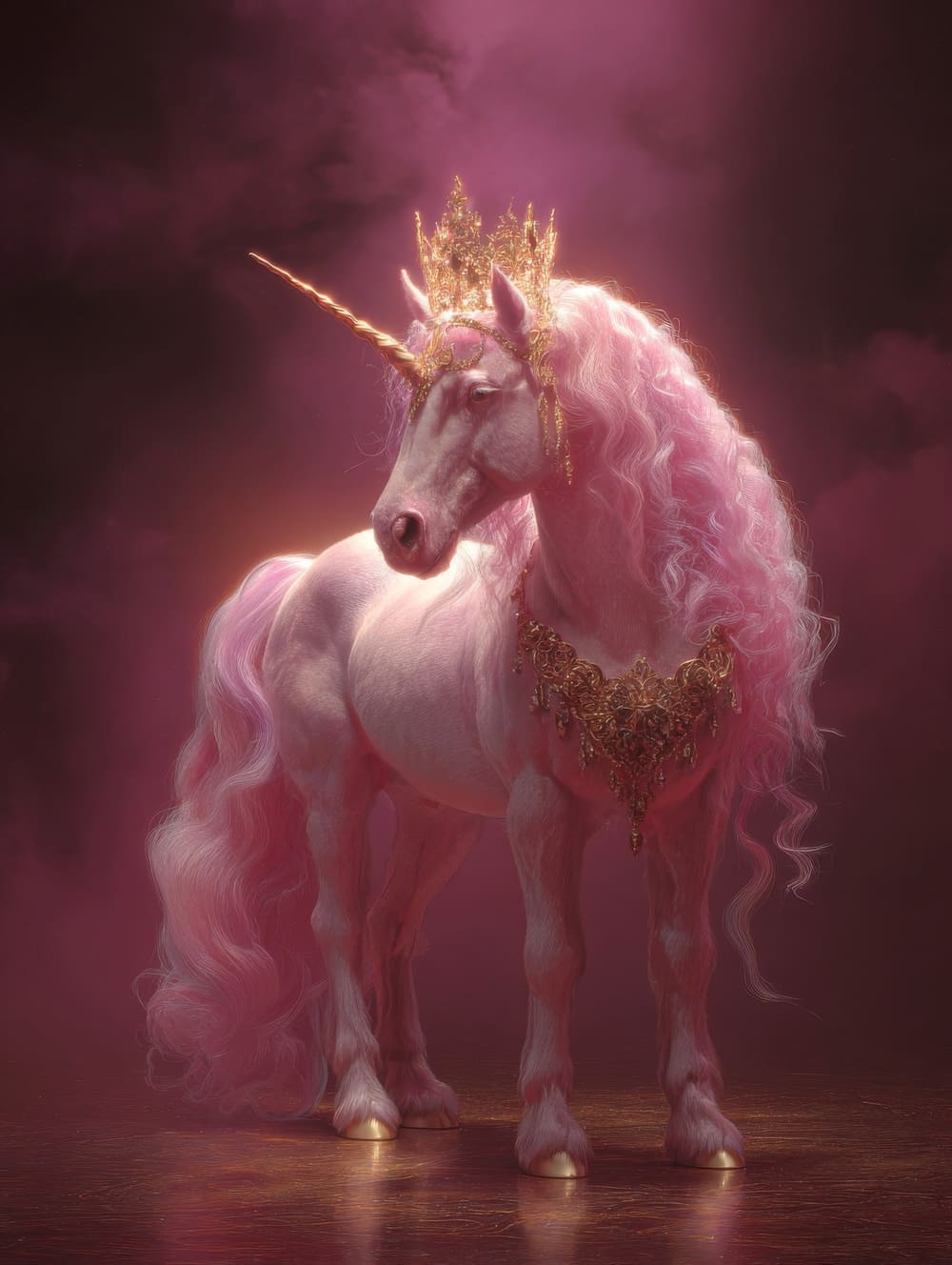 Tableau Licorne Princesse