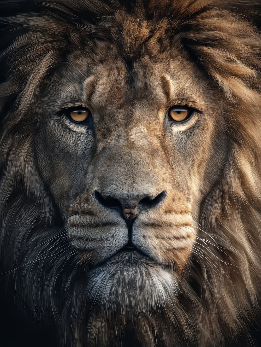 Tableau Lion Dominant