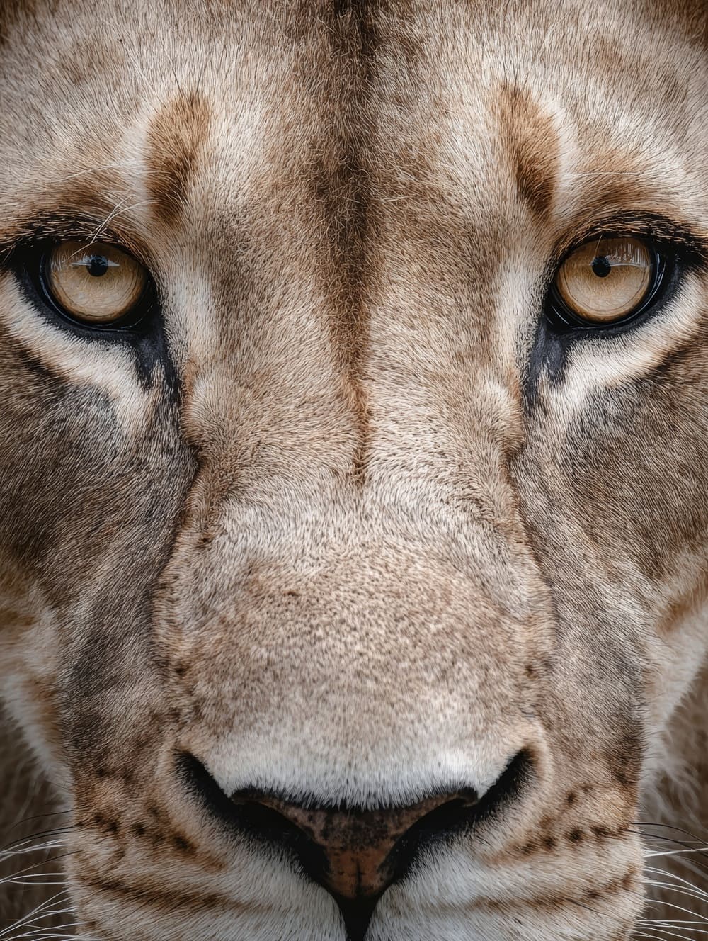 Tableau Lion Regard Intense