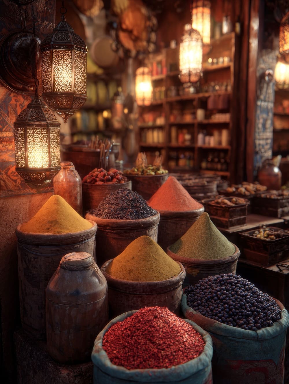 Tableau Maroc Souk