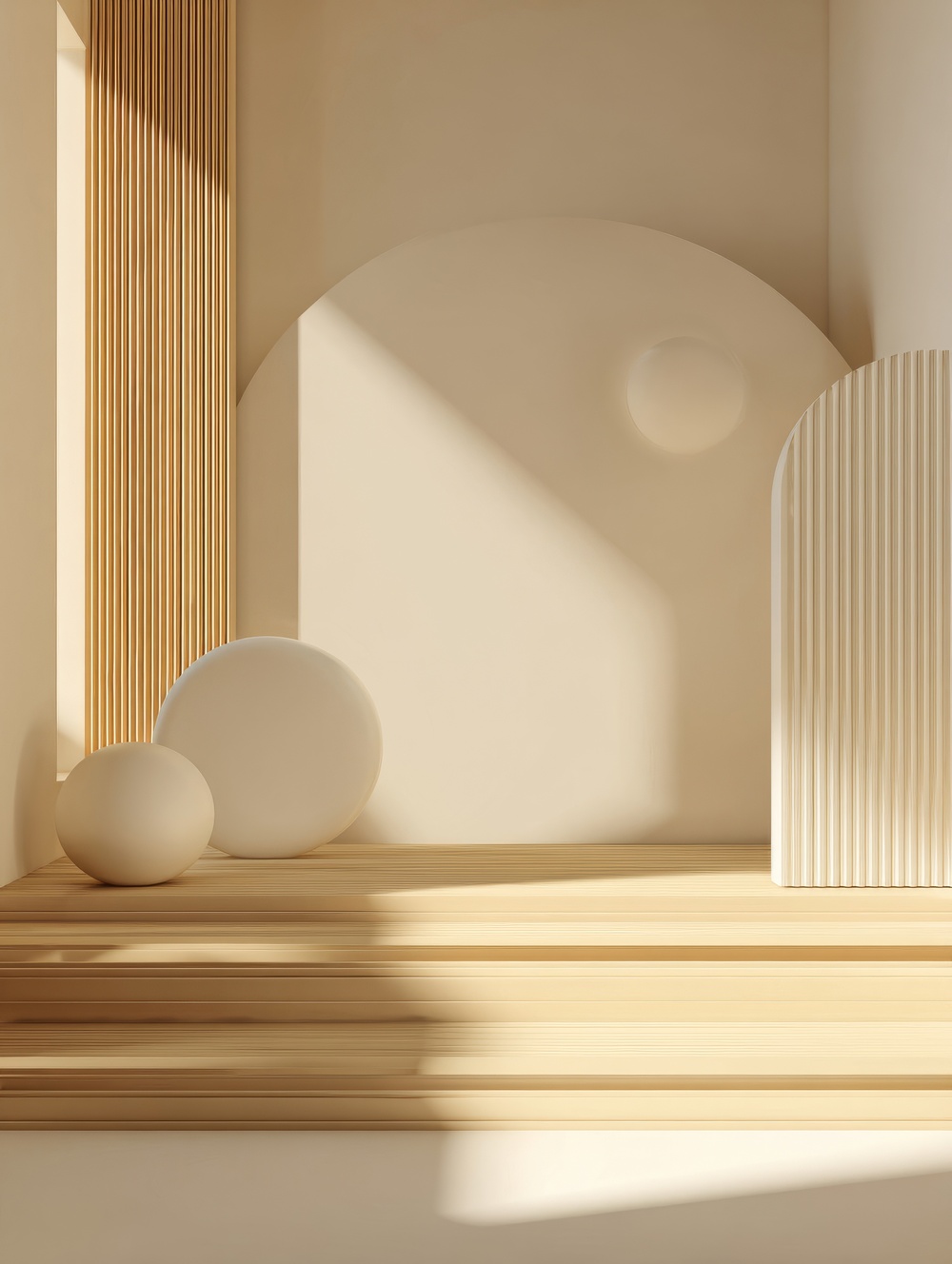 Tableau Minimaliste Beige