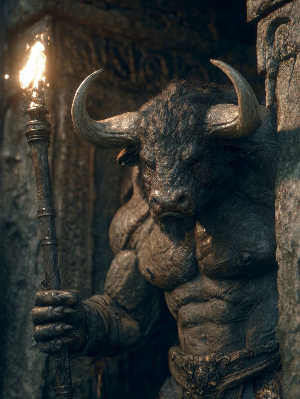 Tableau Minotaure Labyrinthe