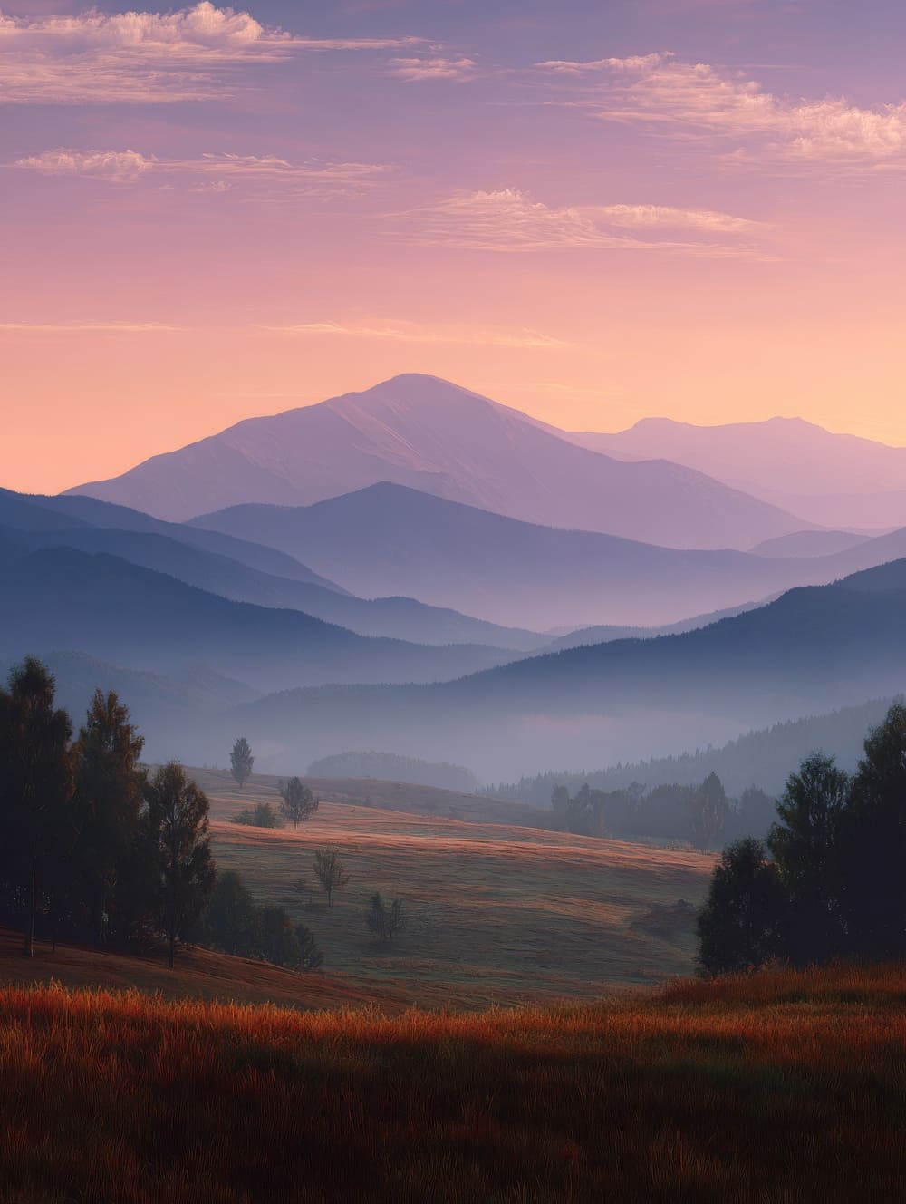 Tableau Montagne Zen