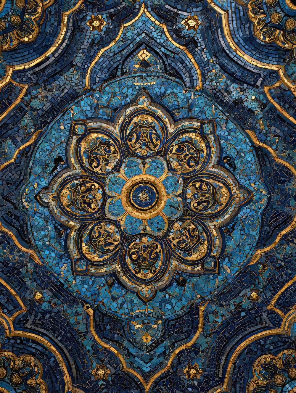 Tableau Mosaique Orientale