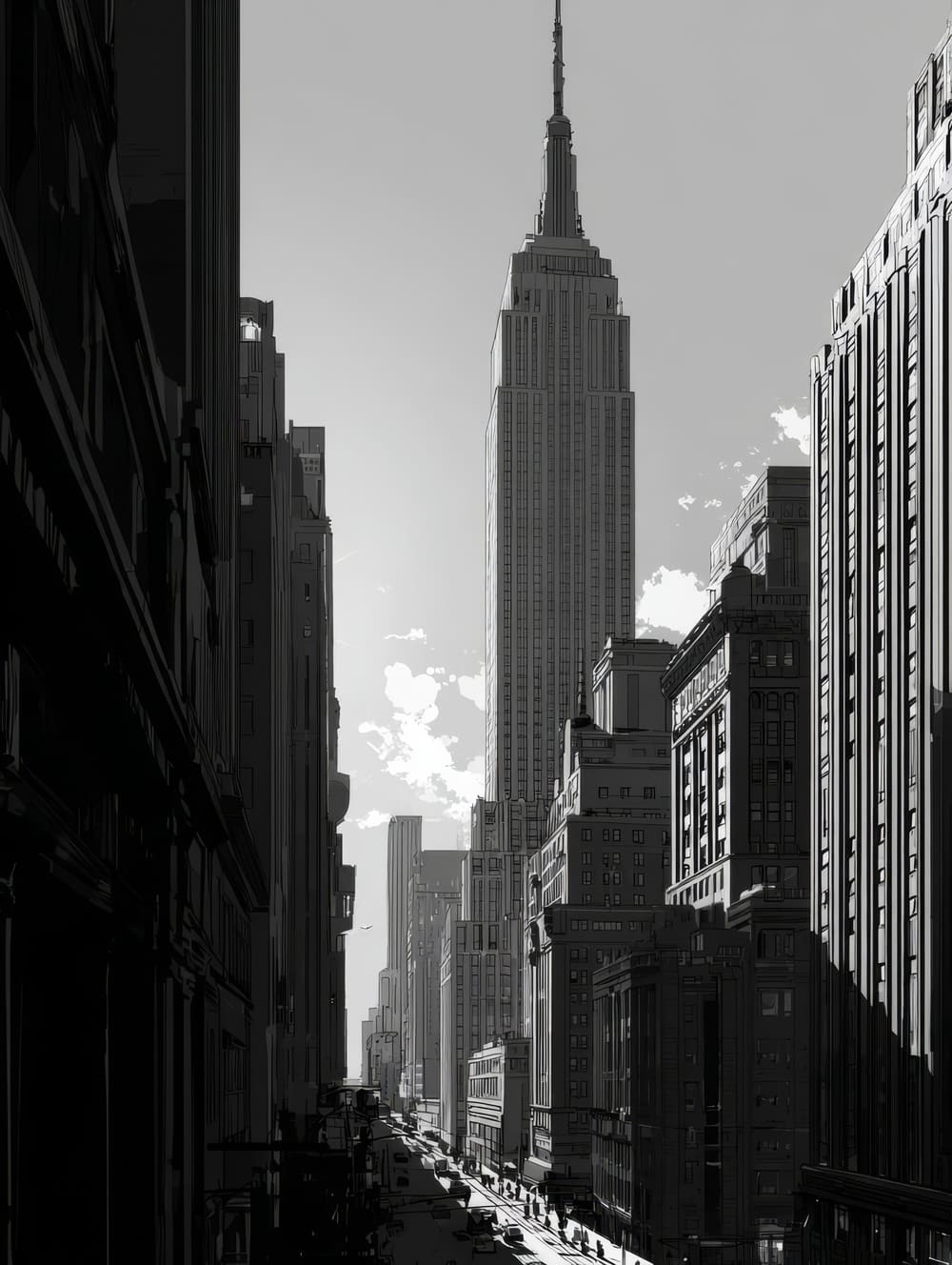 Tableau New-York Monochrome