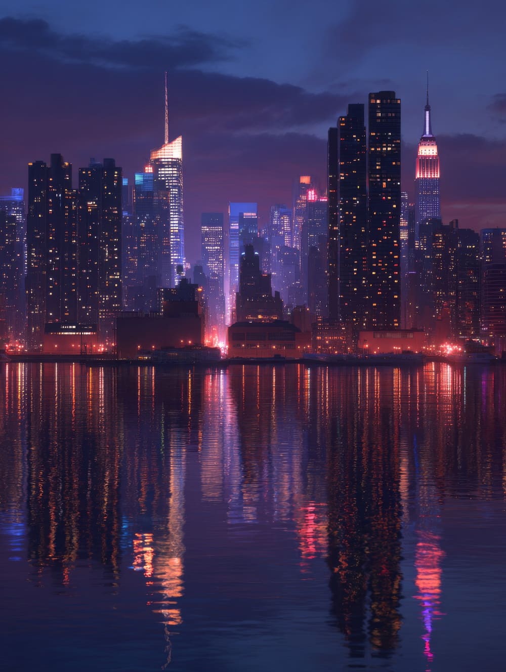 Tableau New-York de Nuit