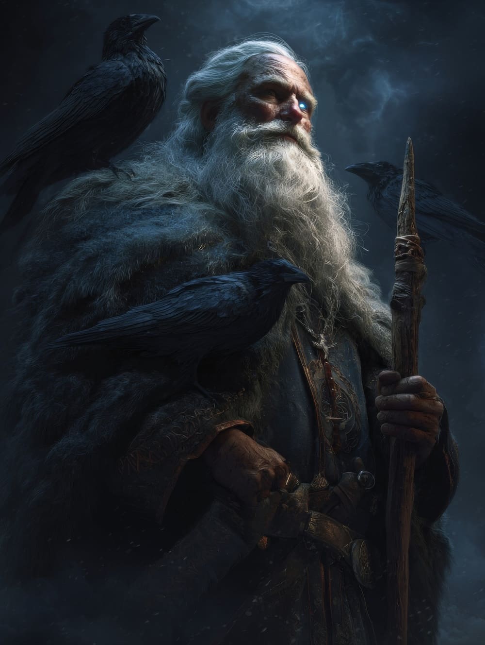 Tableau Odin Père des Dieux