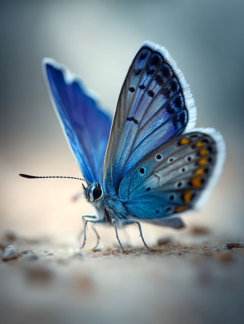 Tableau Papillon Bleu