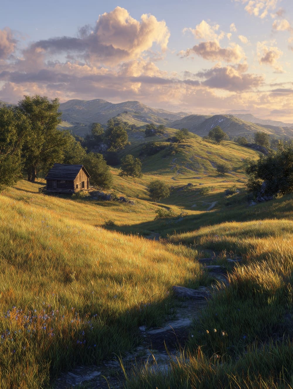 Tableau Paysage Champetre