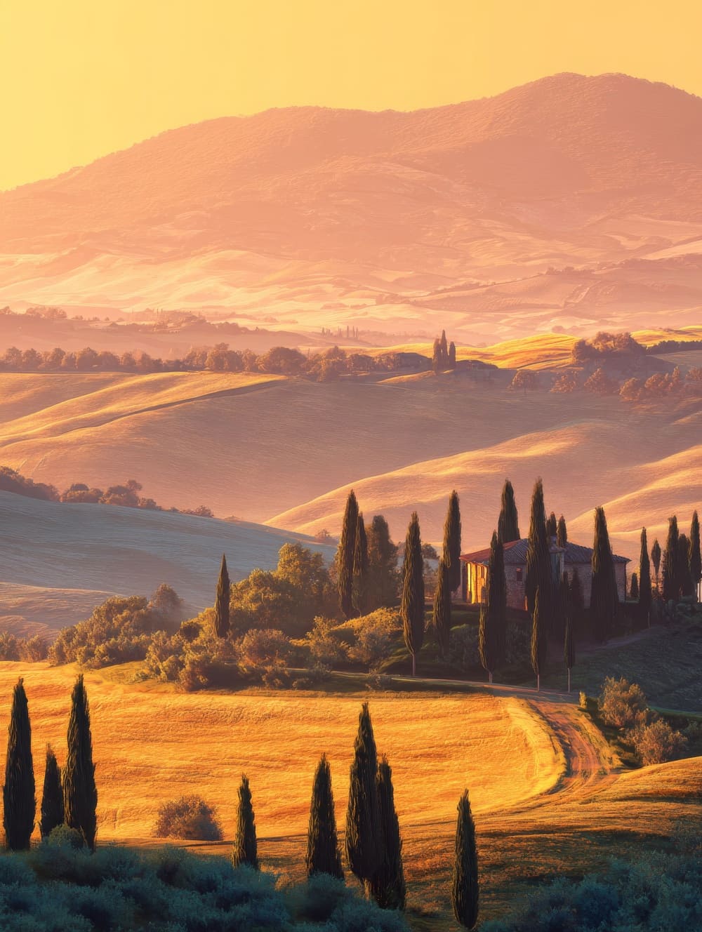 Tableau Paysage Italien