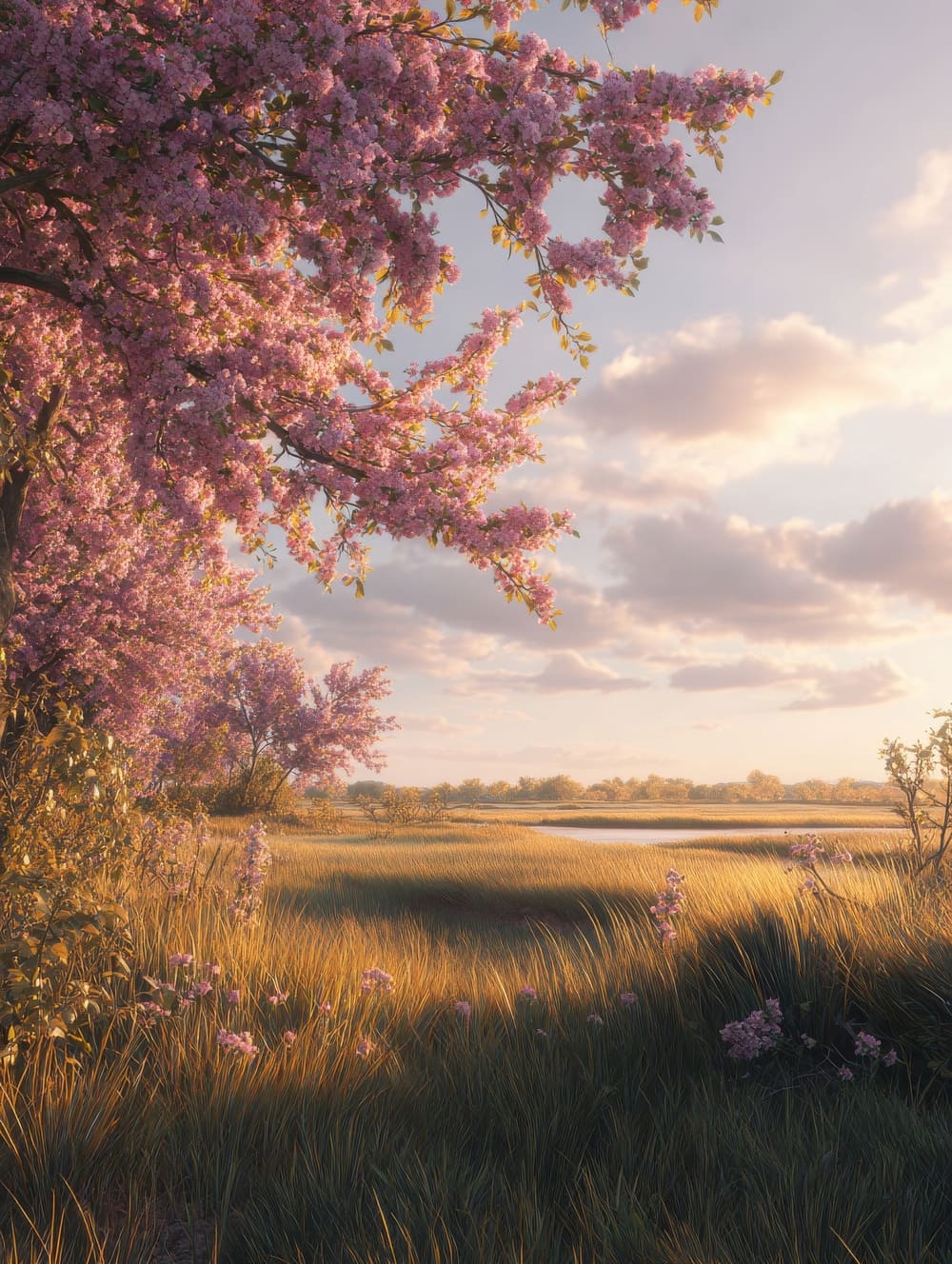 Tableau Paysage Printemps