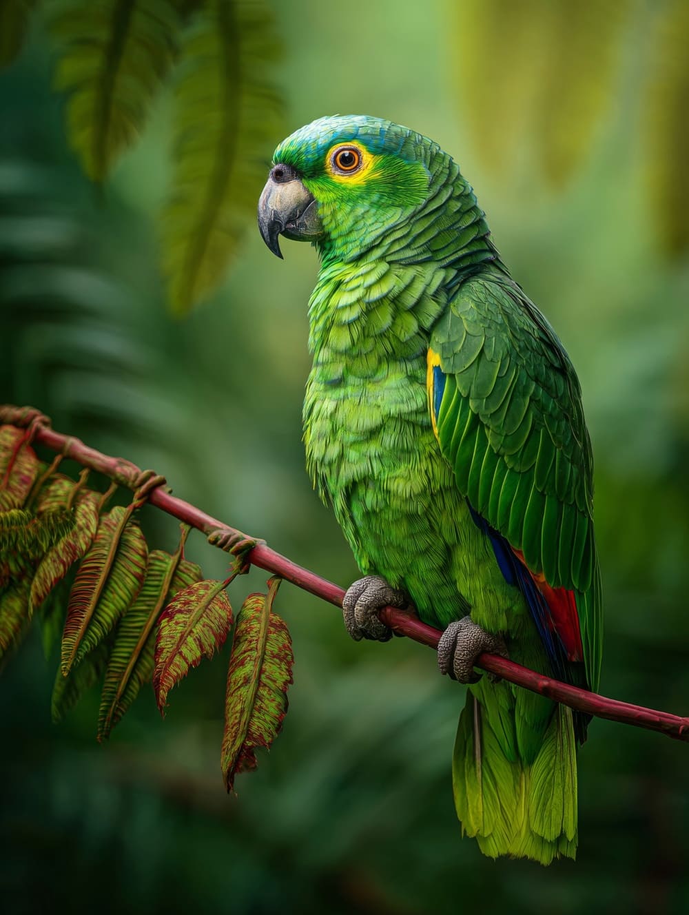 Tableau Perroquet Amazone