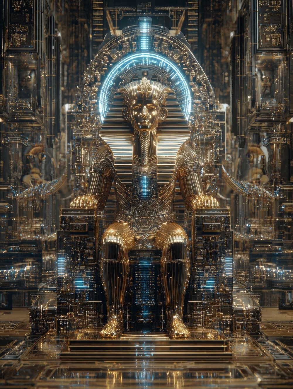 Tableau Pharaon Cyber Égypte