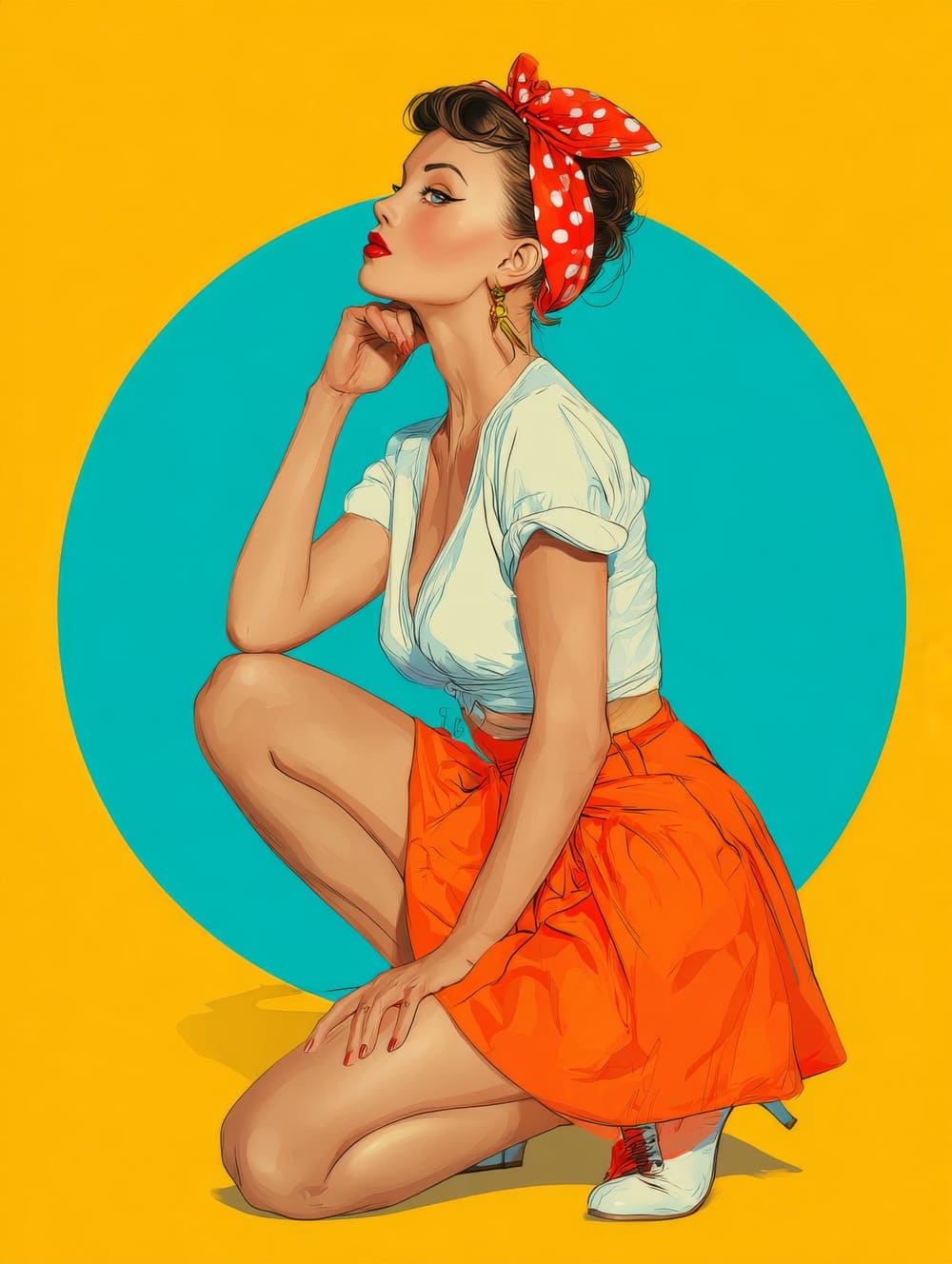 Tableau Pin-Up Pop Art