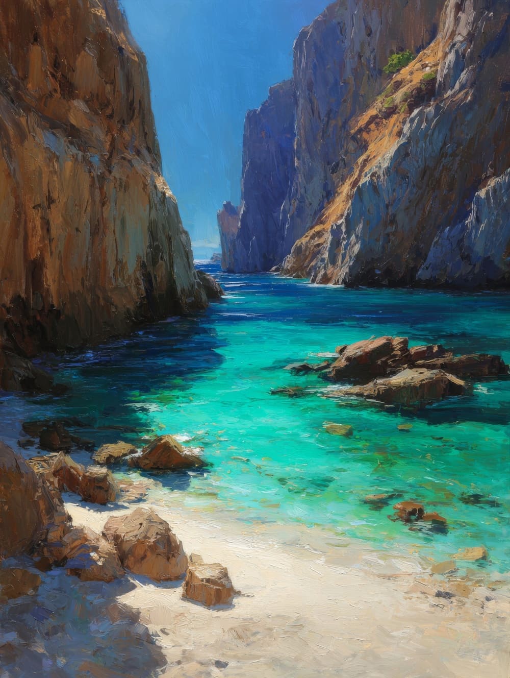 Tableau Plage de Navagio – Zakynthos