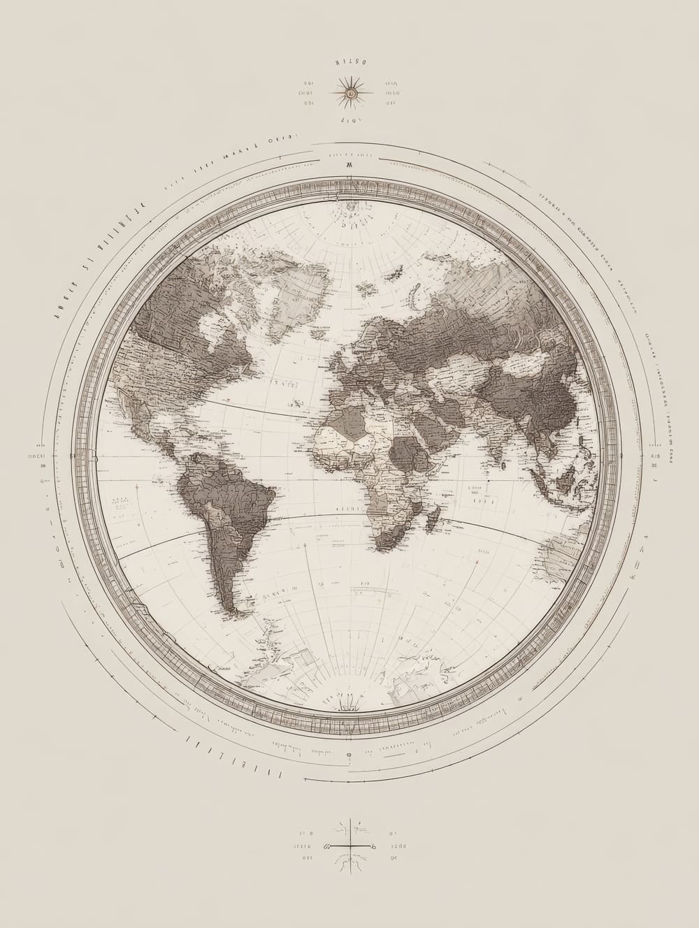 Tableau Planisphère