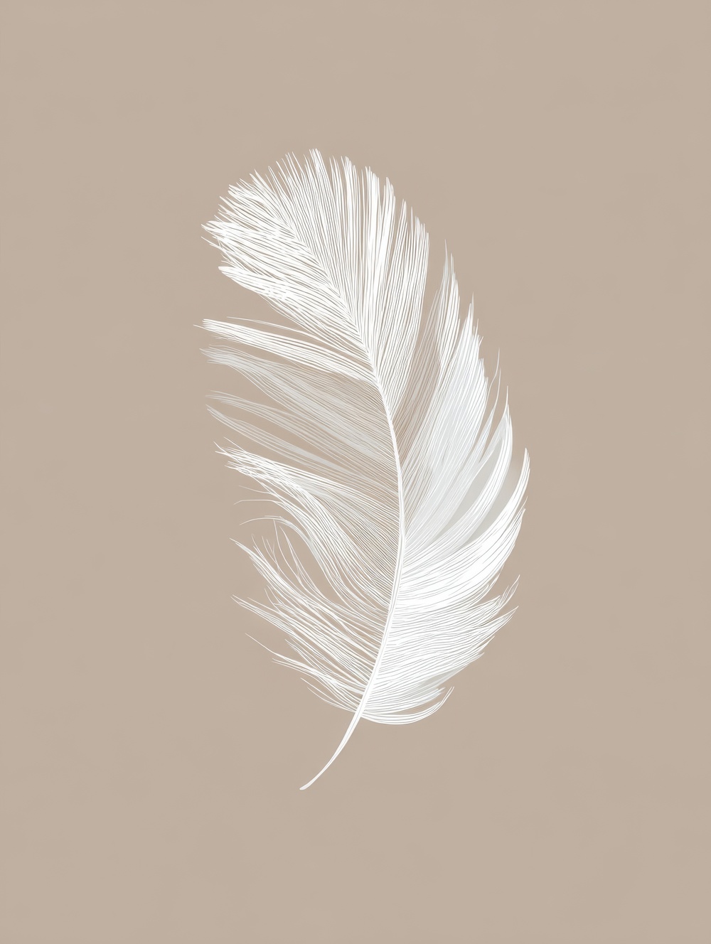 Tableau Plume Scandinave