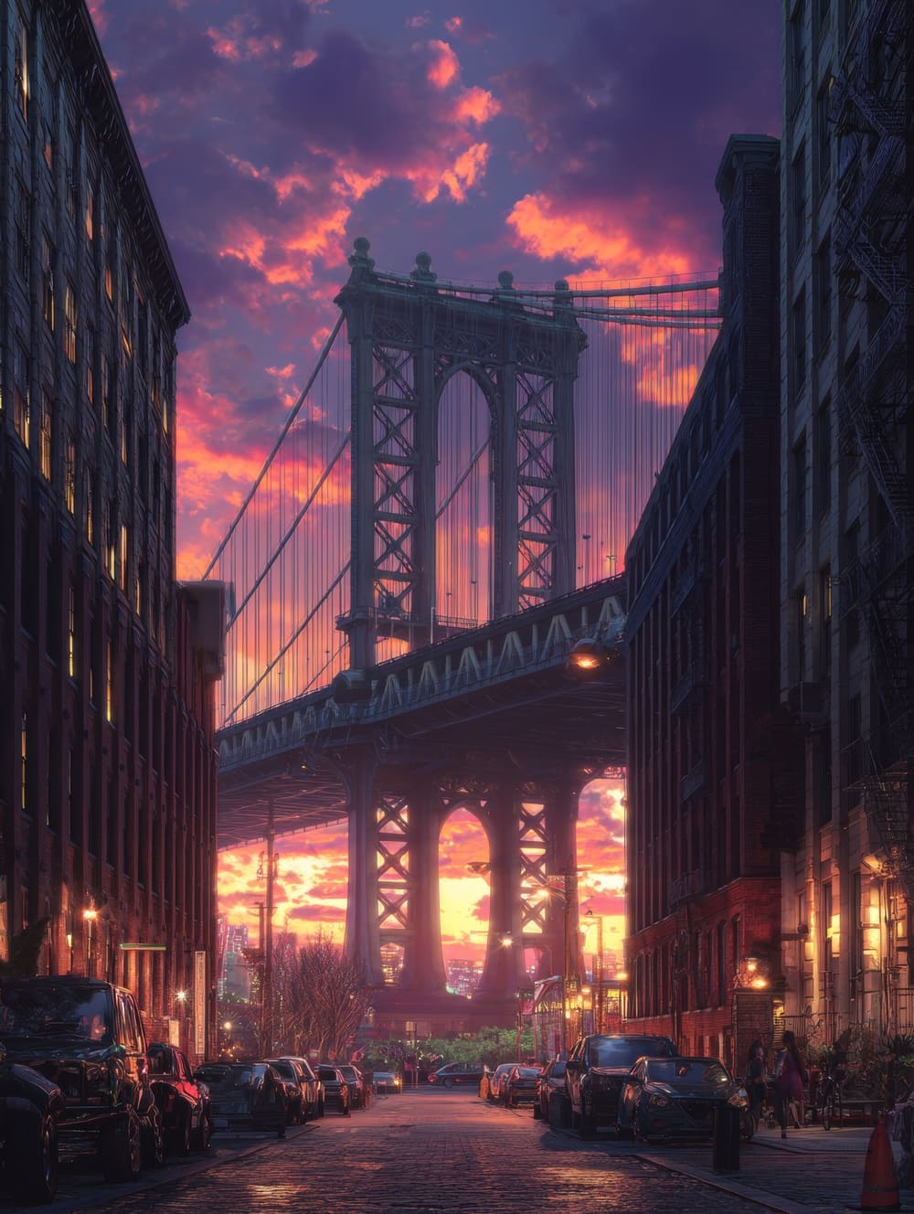 Tableau Pont de Manhattan