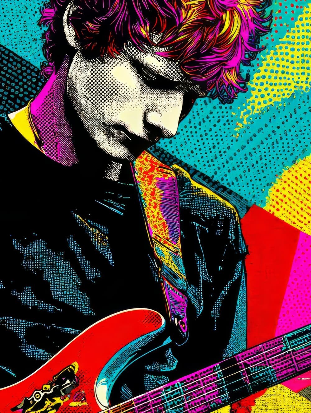 Tableau Pop Art Musique