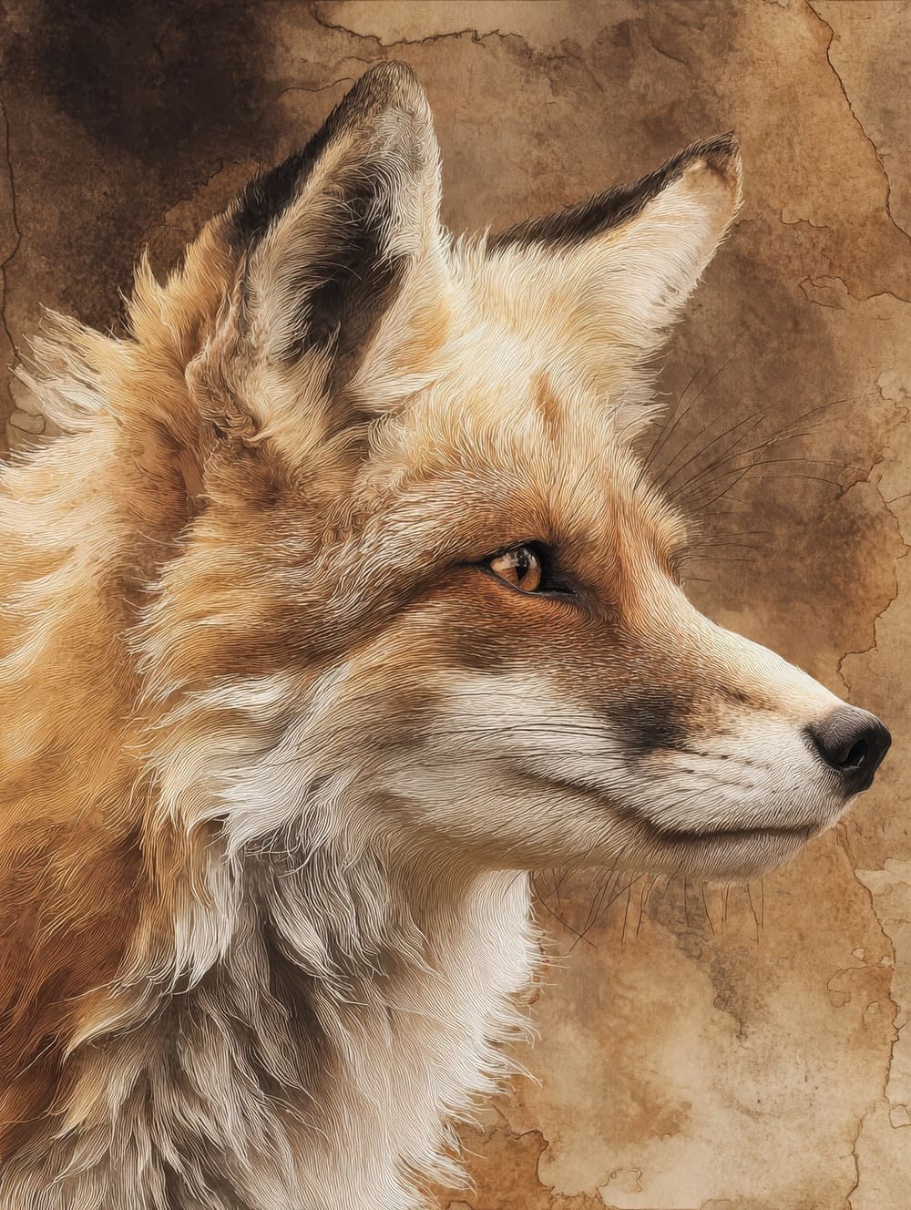 Tableau Renard Bohème