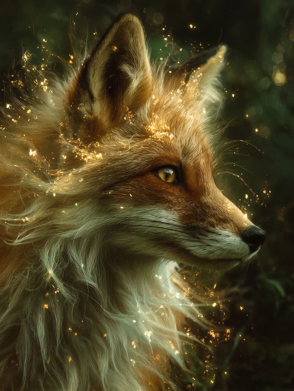 Tableau Renard Fantastique