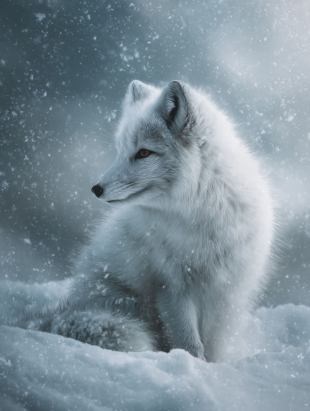 Tableau Renard de l'Arctique