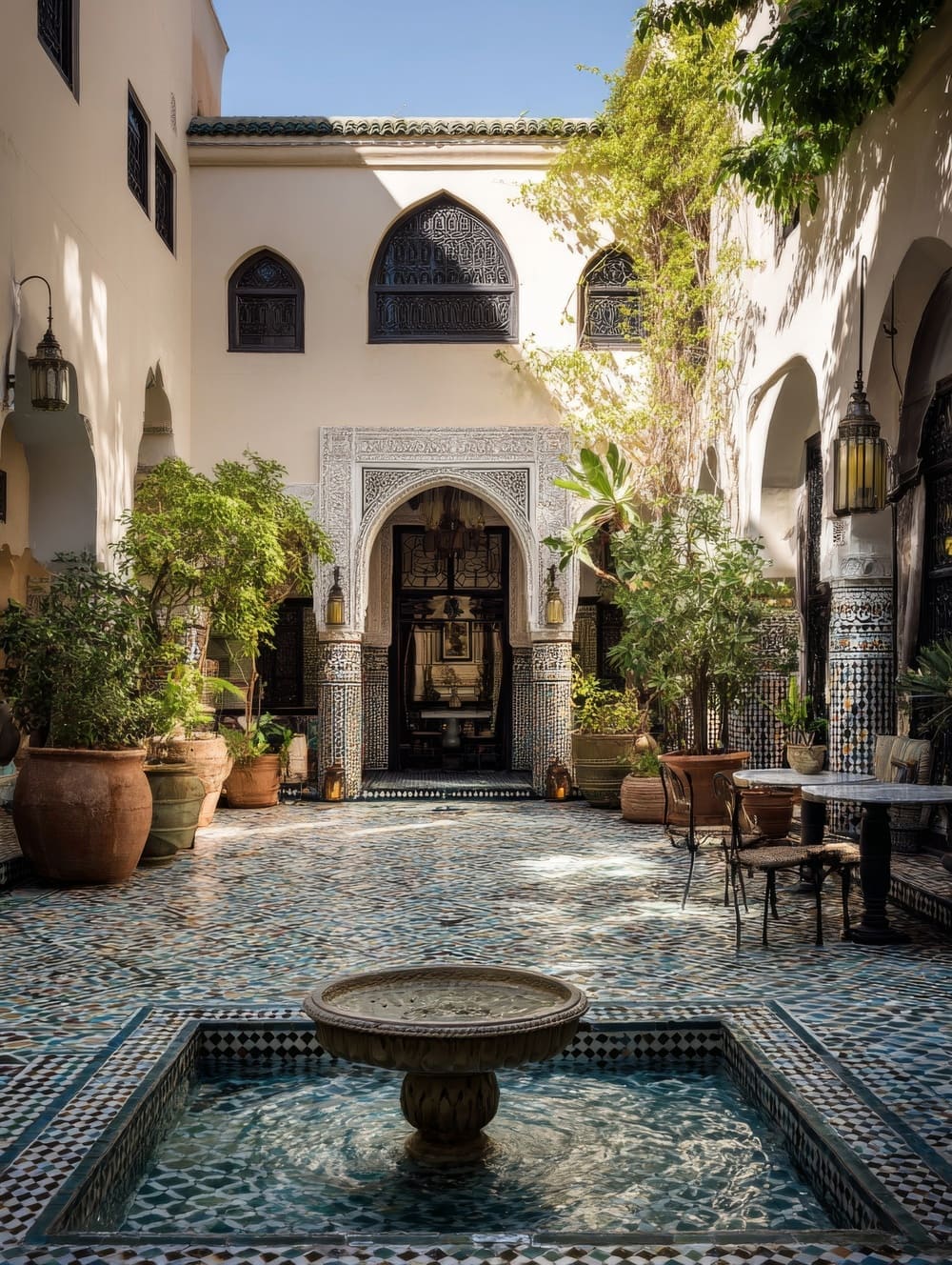 Tableau Riads Marocains – Bassin Central