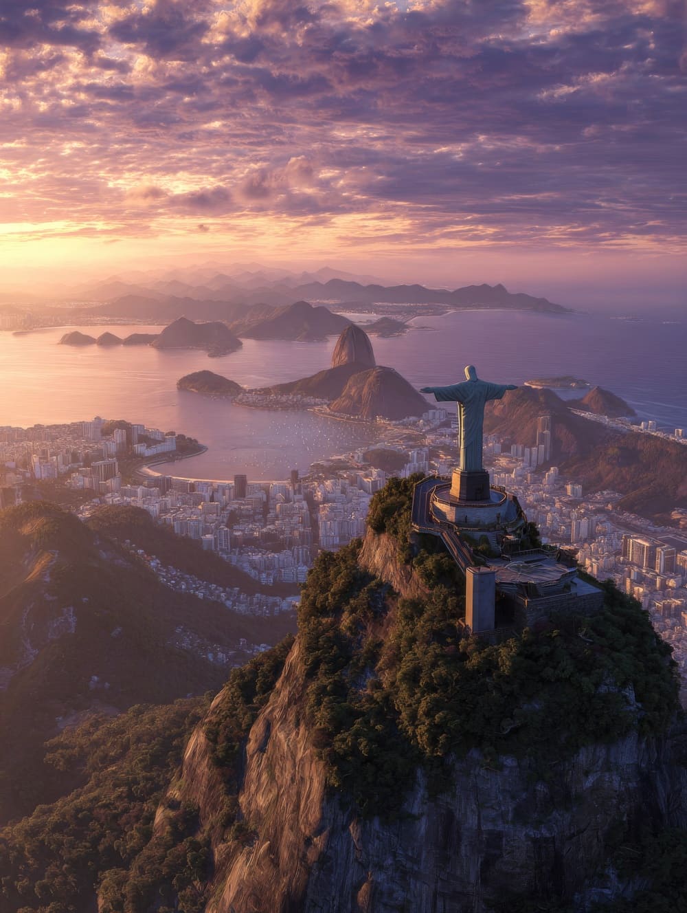 Tableau Rio de Janeiro Christ Rédempteur