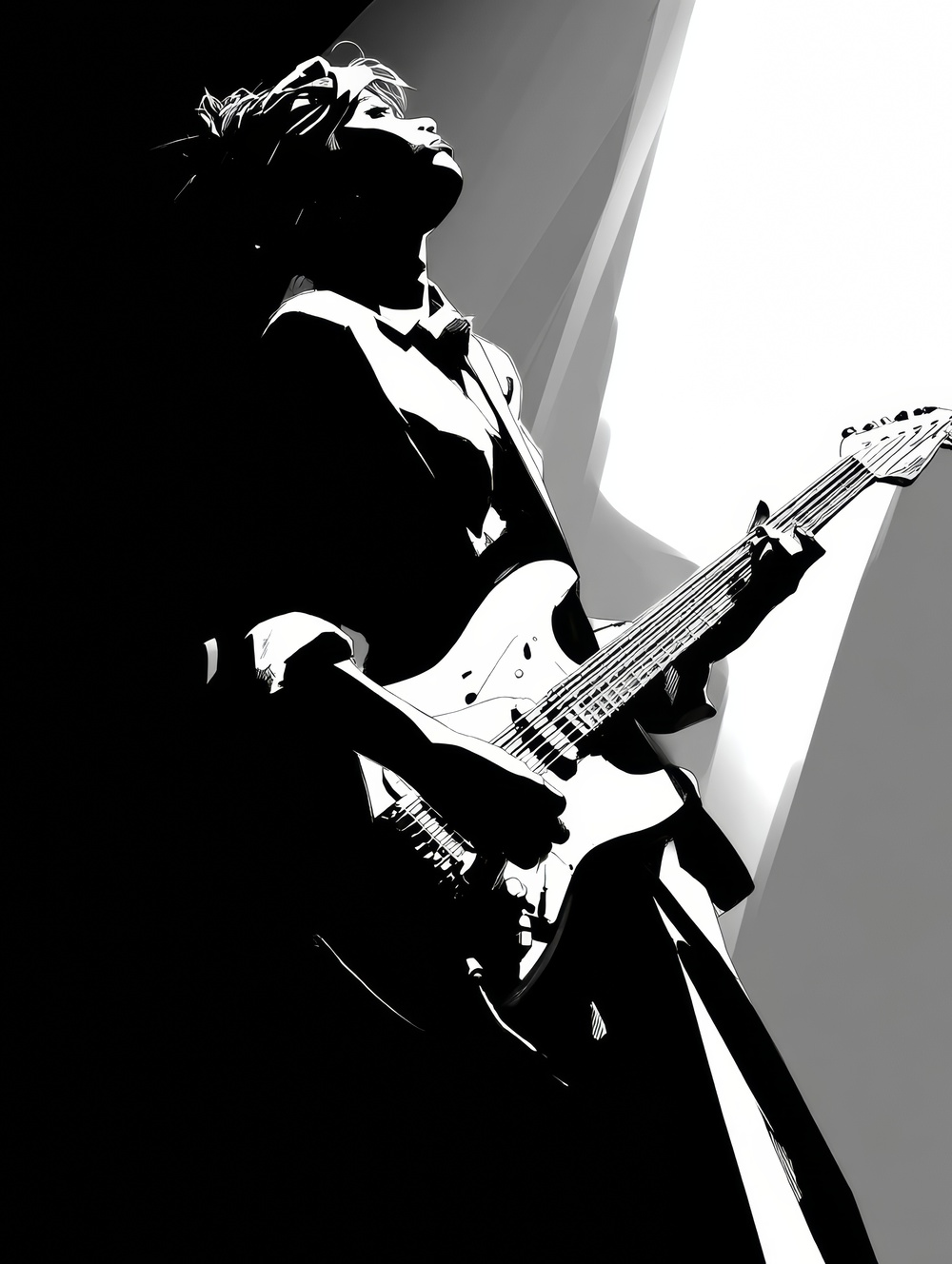 Tableau Rock Monochrome