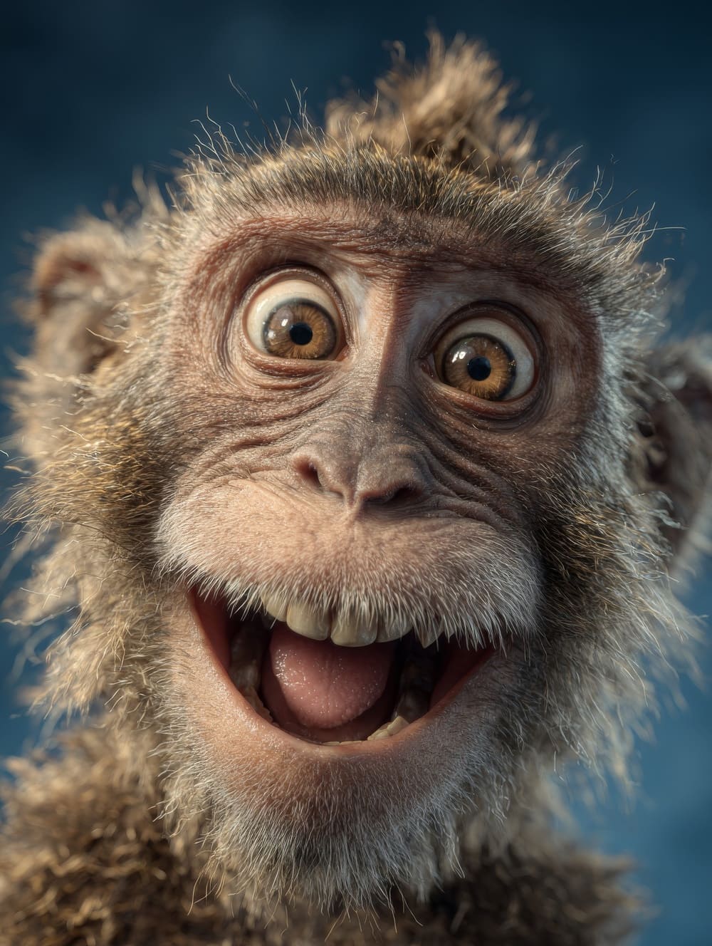 Tableau Singe Grimace