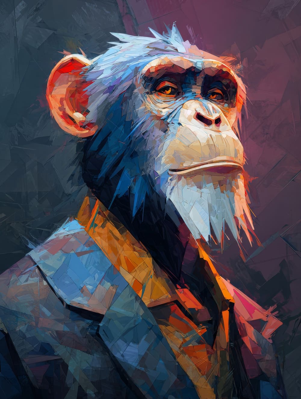 Tableau Singe Moderne