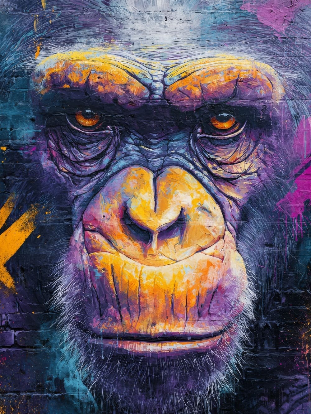 Tableau Singe Street Art