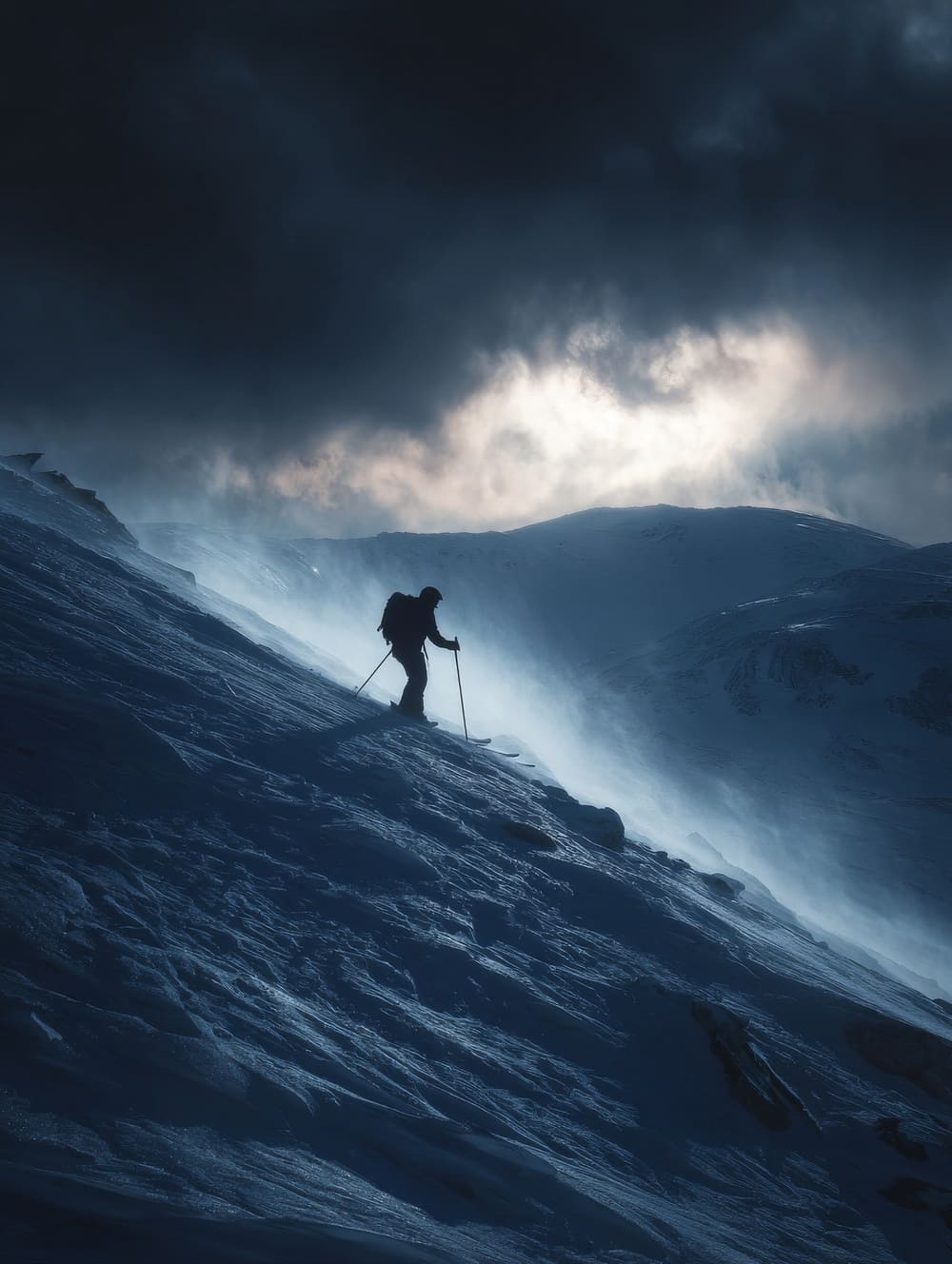 Tableau Ski Gothique