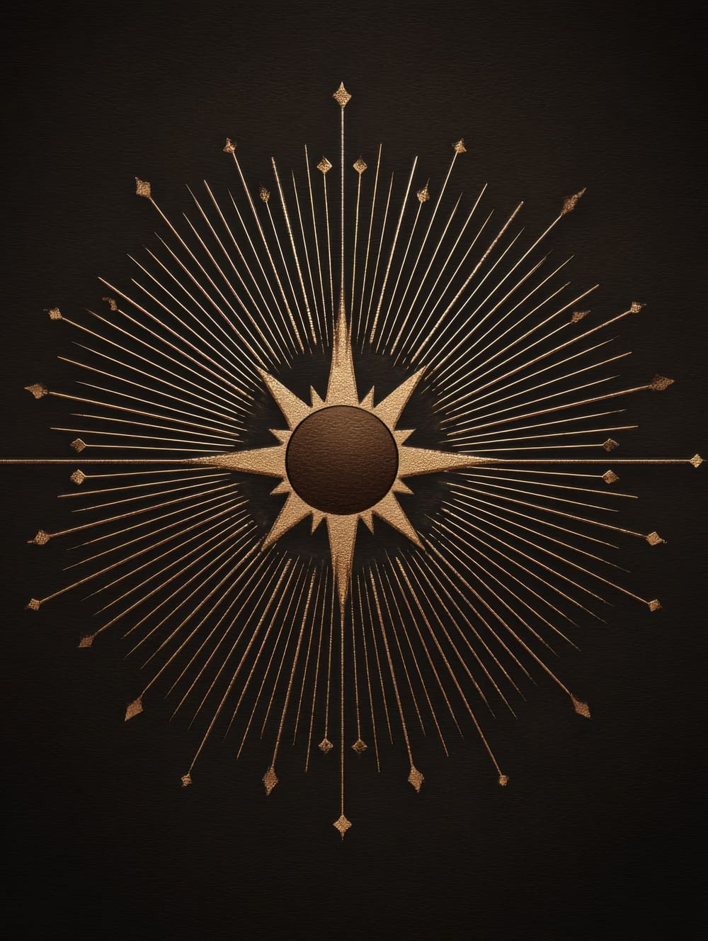 Tableau Soleil Art Déco